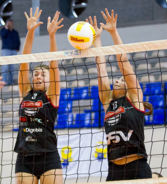 Turisme sportiu Sant Cugat: jugadoras de Voleibol