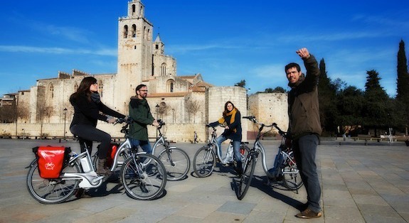  E-bike tour: Monastery & Collserola. Family activities. Sant Cugat
