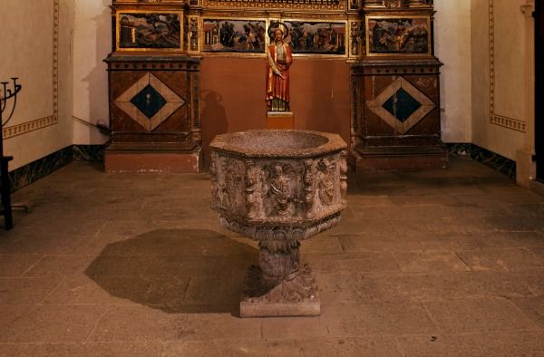 Baptismal font_Monastery of Sant Cugat