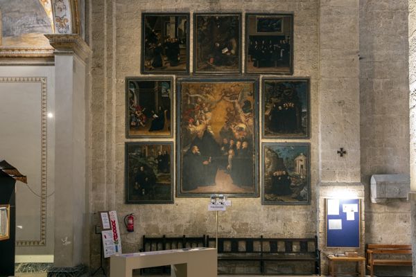 PAINTINGS ON THE LIFE OF SAINT BENEDICT_Monastery of Sant Cugat 